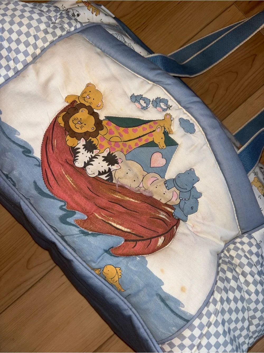 Vintage 90s dolly noah’s ark diaper bag